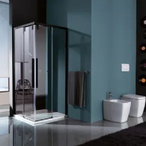 bagno design moderno con doccia