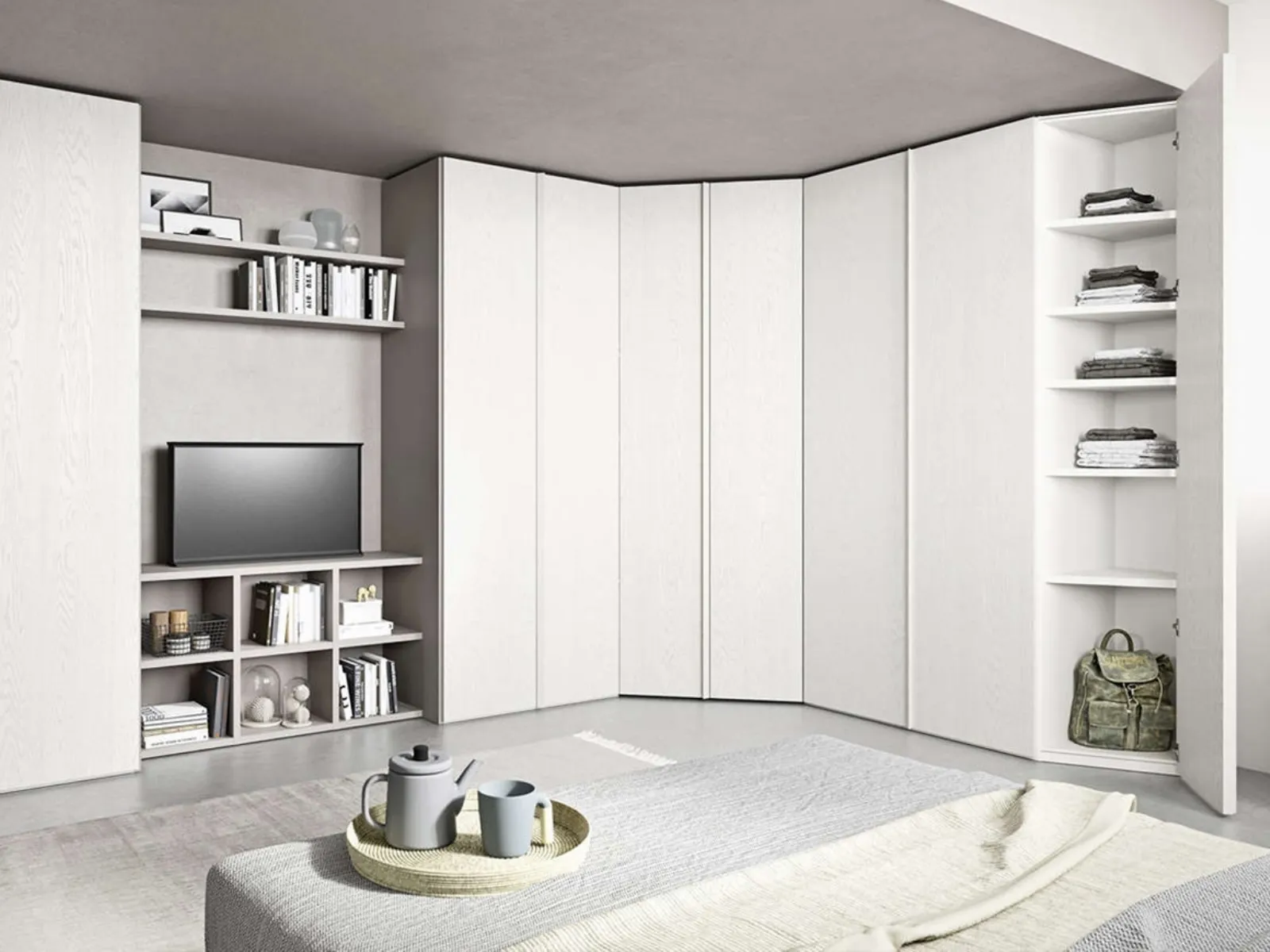 Come progettare al meglio un armadio ad angolo