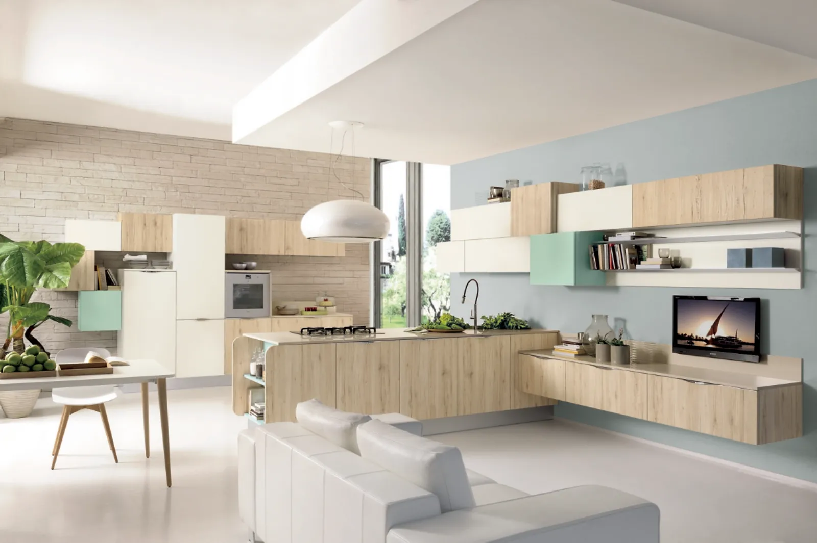 Arredare Soggiorno Cucina Idee Per Lopen Space