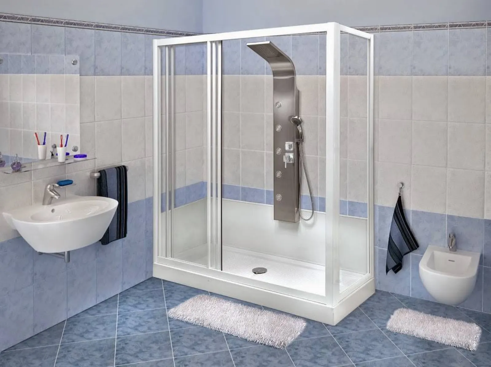 Cambio vasca con doccia per un bagno più dinamico Cambio vasca con doccia per un bagno più dinamico