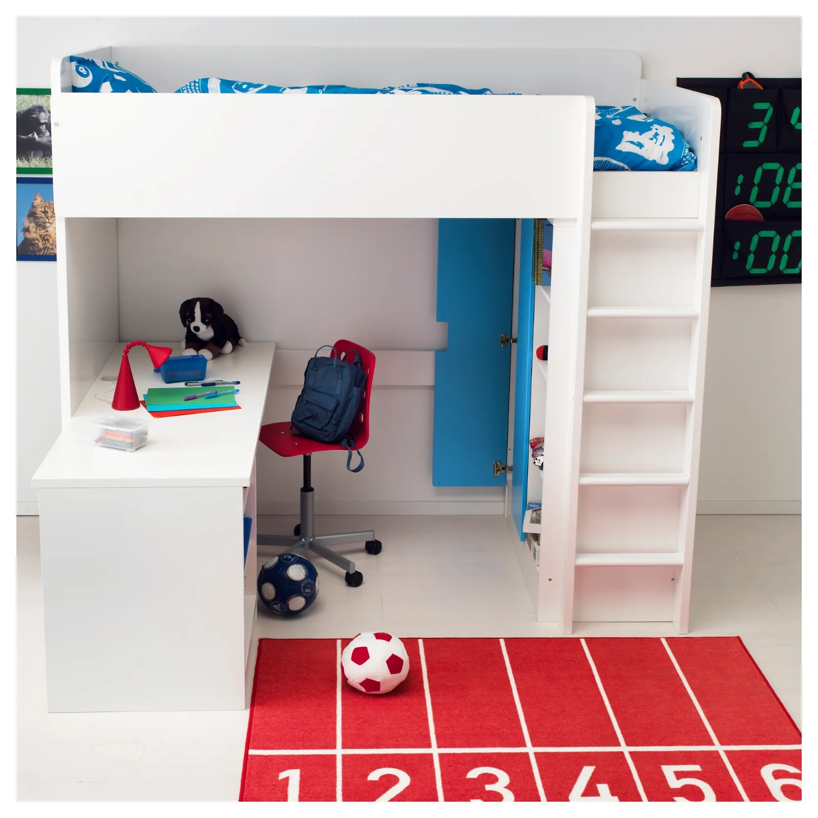 Cameretta Ikea, soluzioni allegre e colorate