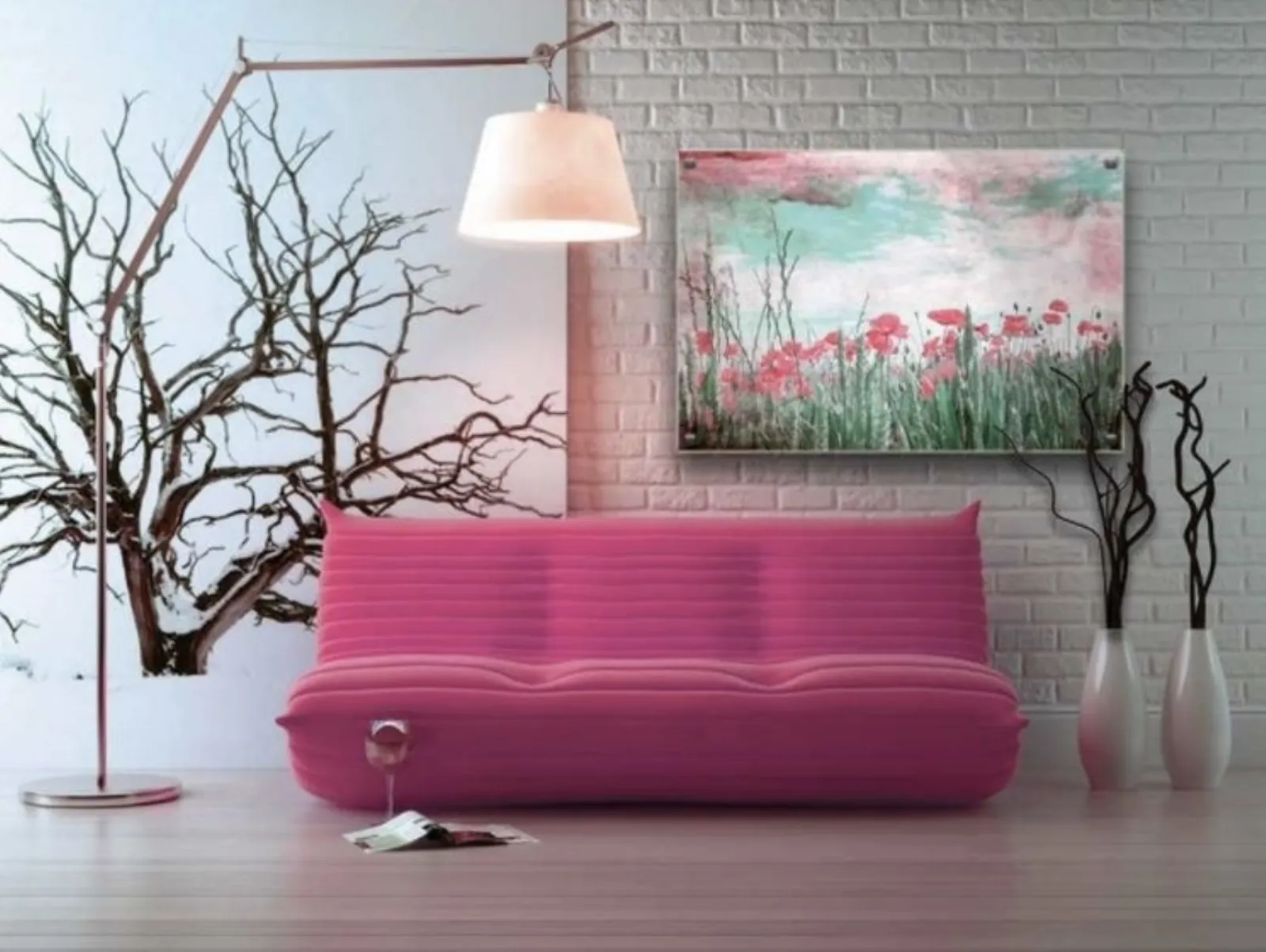 Carta Da Parati Adesiva - Botanica - Foglie Tropicali In Verde 192x192 Cm 90885695