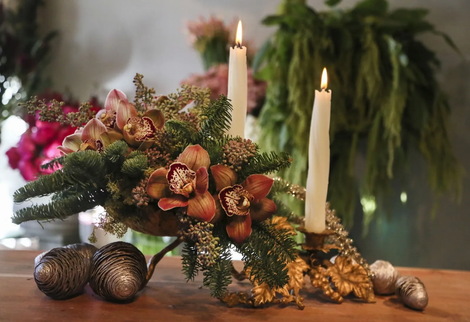 Centrotavola Natalizi Eleganti.Centrotavola Natalizio L Eleganza Delle Feste