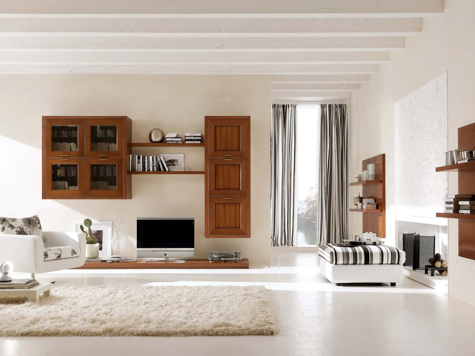 Arredamento Soggiorno Classico Moderno - soggiorno classico bianco vintage | Arredamento Mobili ...