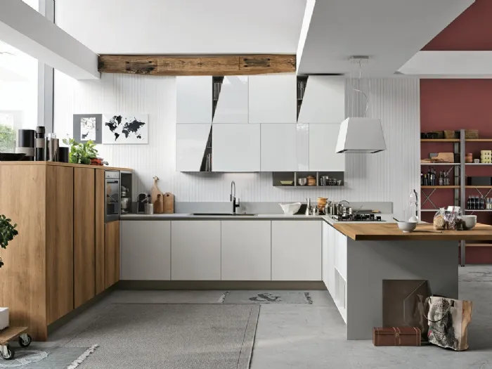 Cucina bianca lucida, una scelta intramontabile