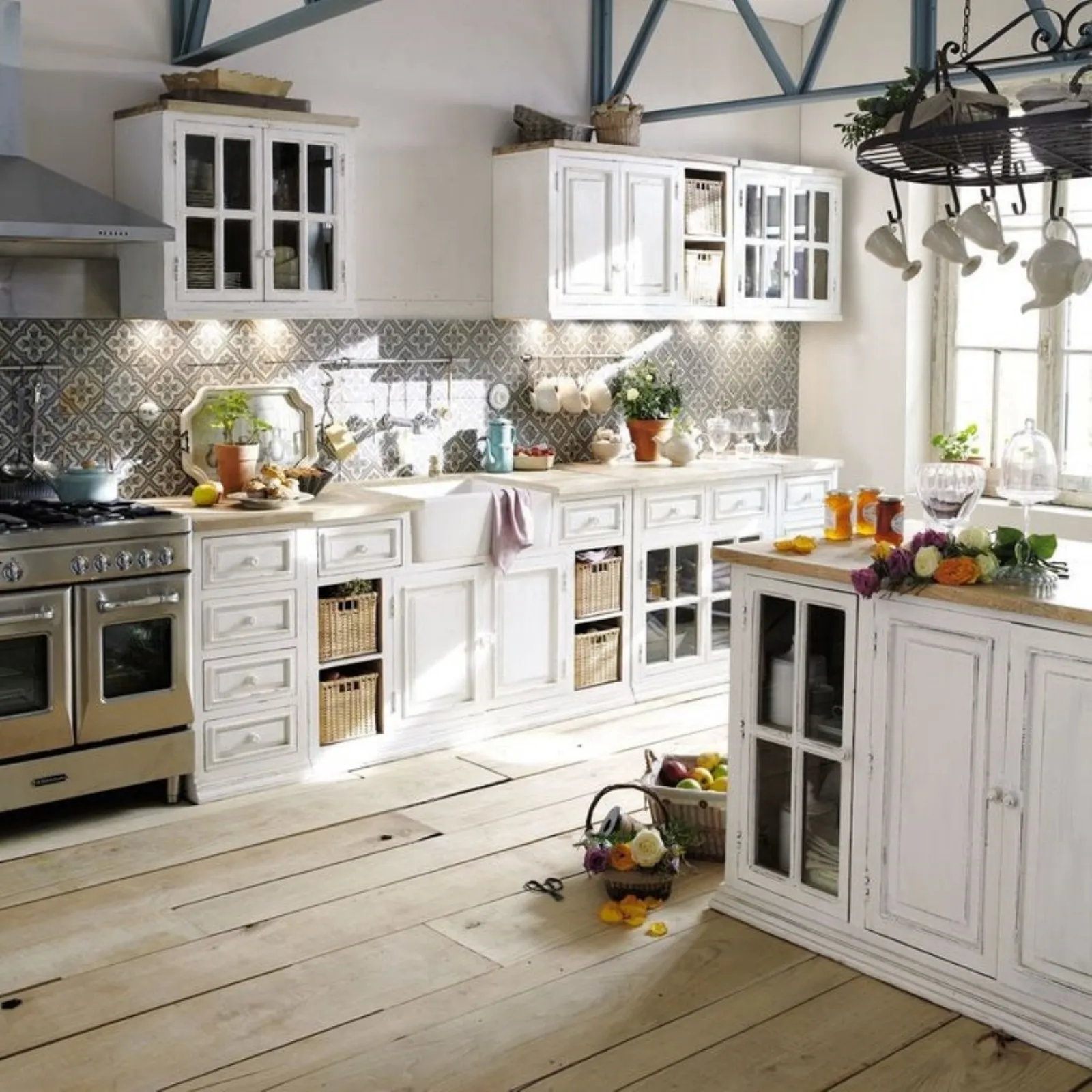 Cucine Country Bianche
