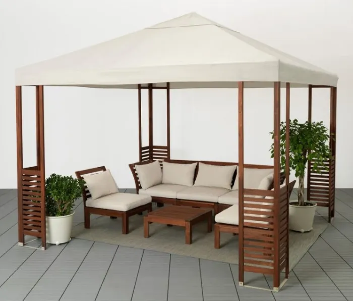 Gazebo Ikea, outdoor moderno
