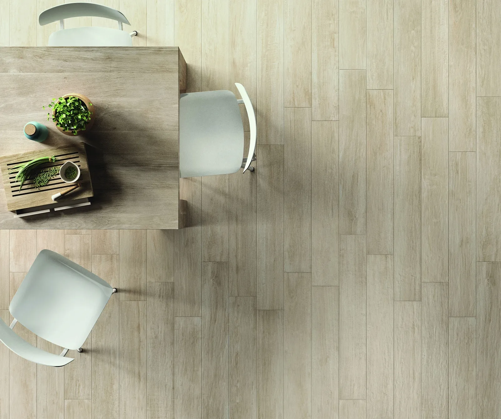 gres porcellanato bianco effetto legno