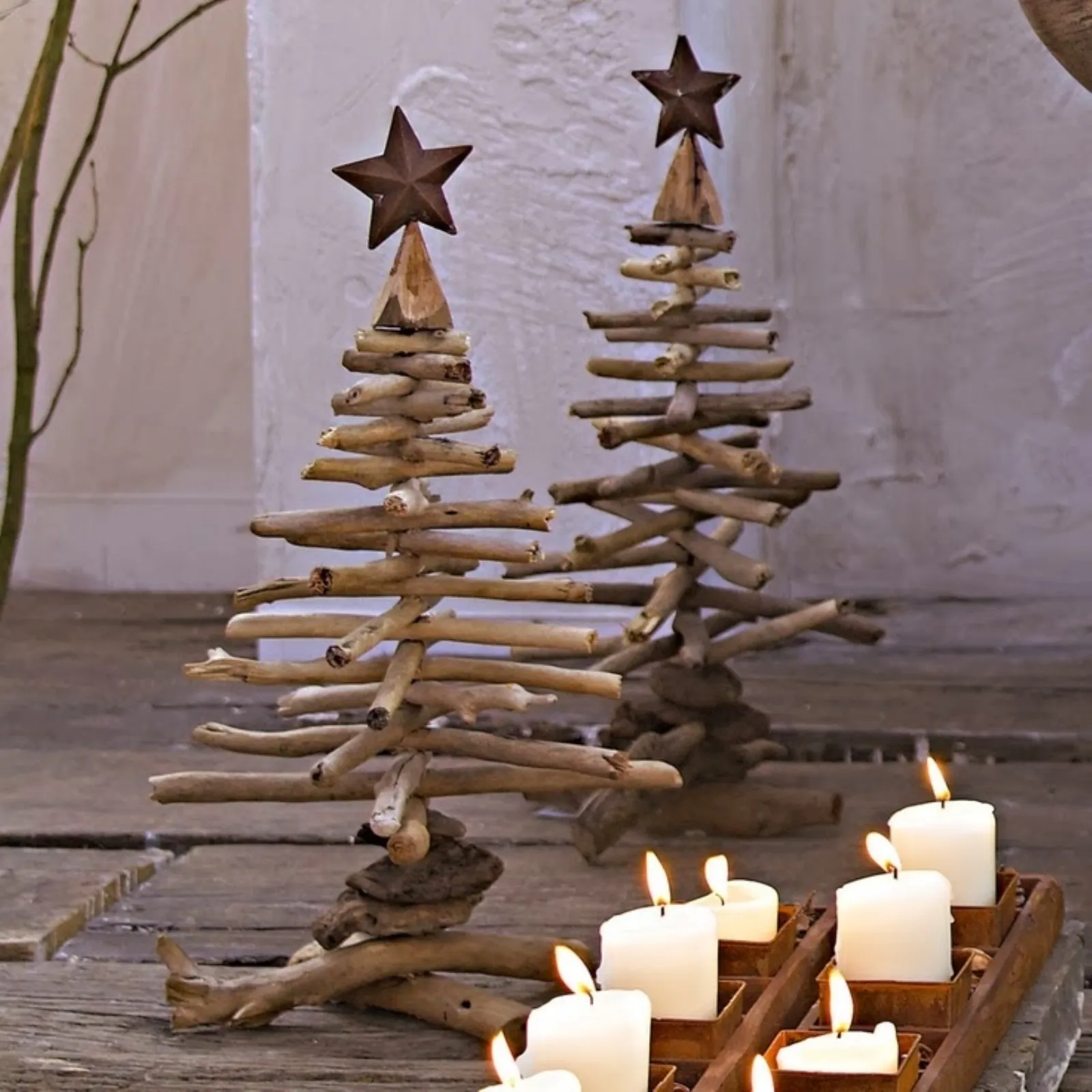 Albero Di Natale In Legno Ad Incastro.Idee Per Un Albero Di Natale Fai Da Te