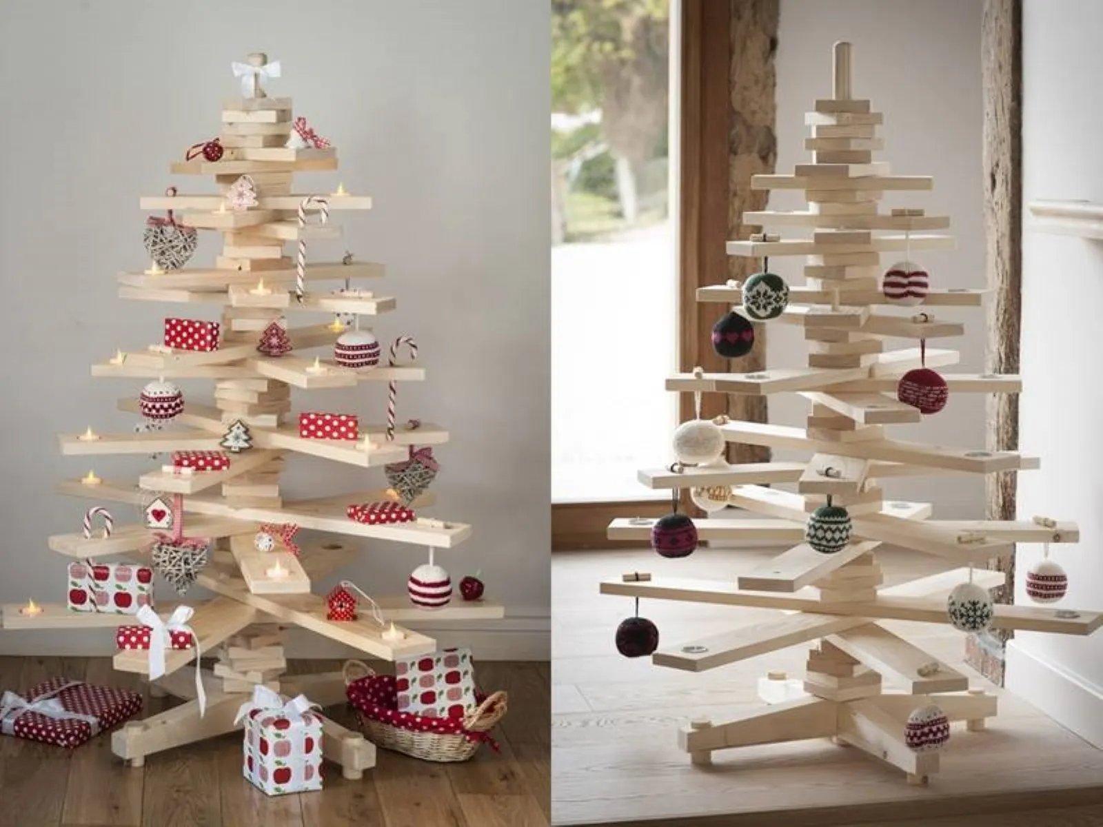 Albero Di Natale Legno.Idee Per Un Albero Di Natale Fai Da Te