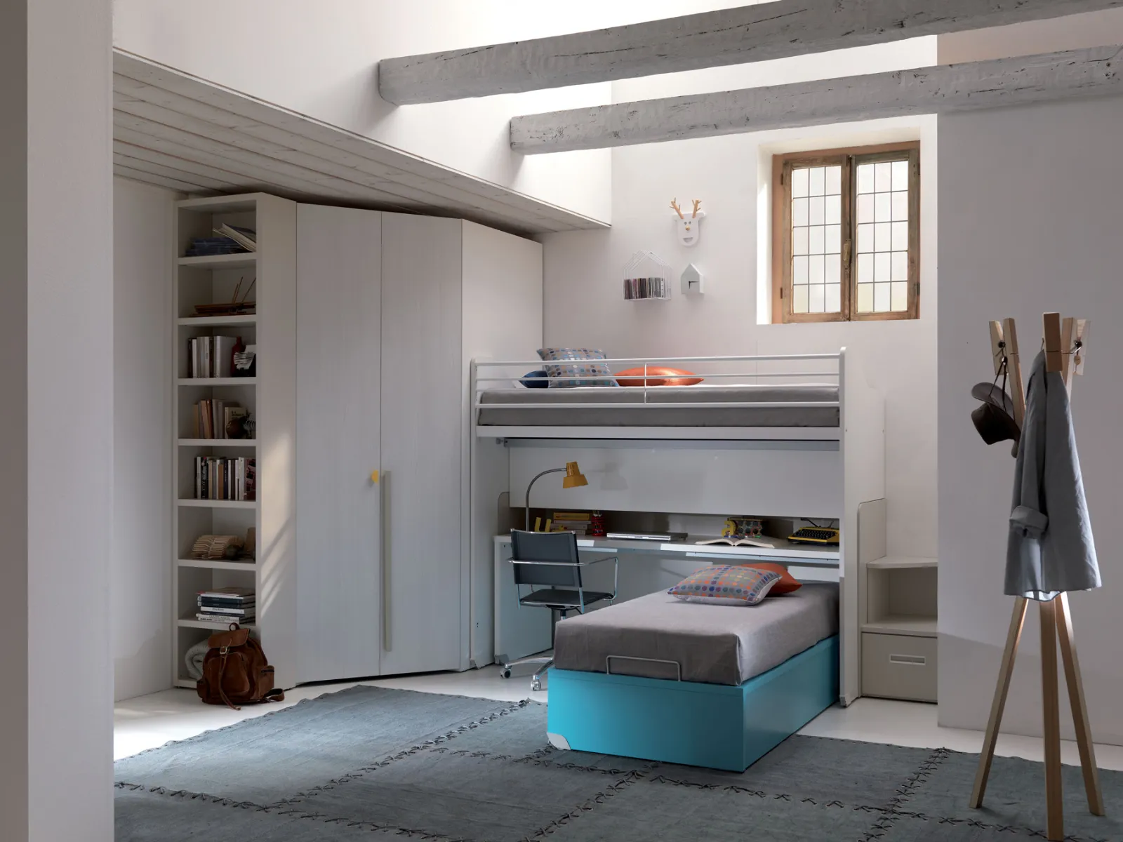 Moretti Compact Soppalchi e letti a castello