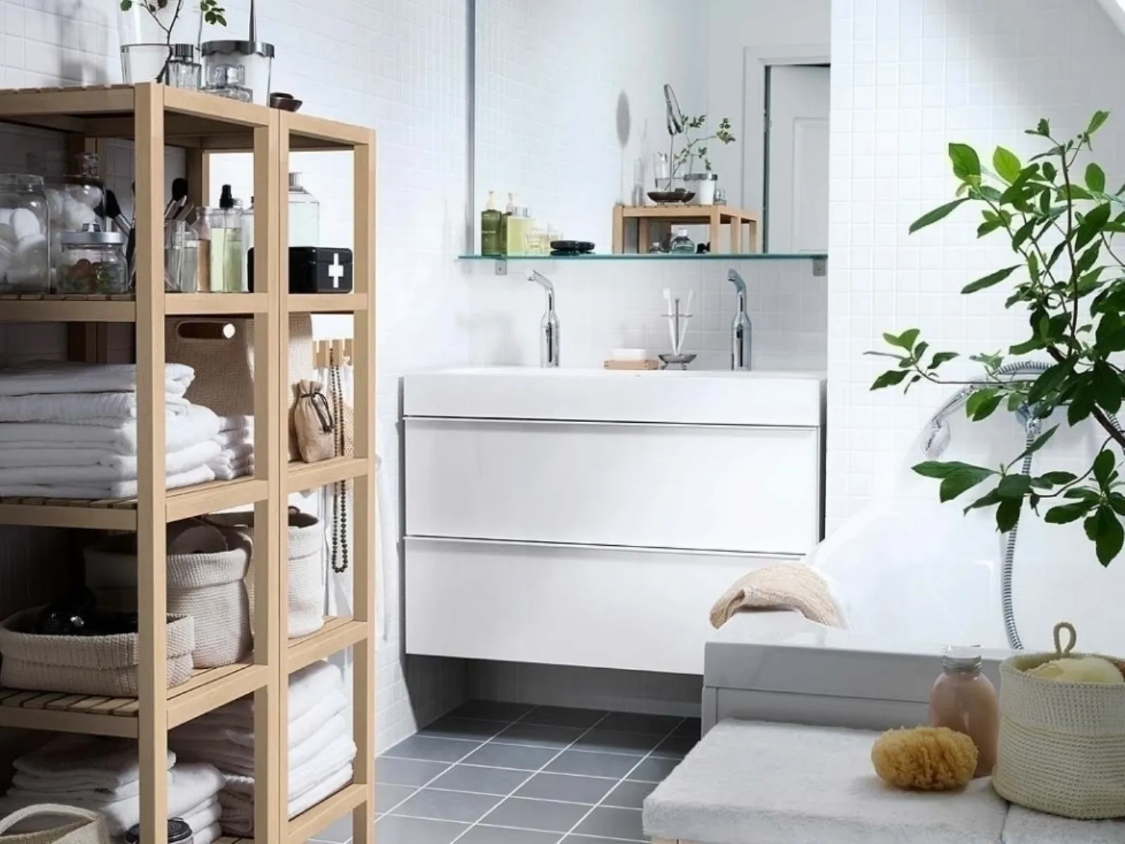 Hemnes Mobiletto Bagno Ikea Iucn Water