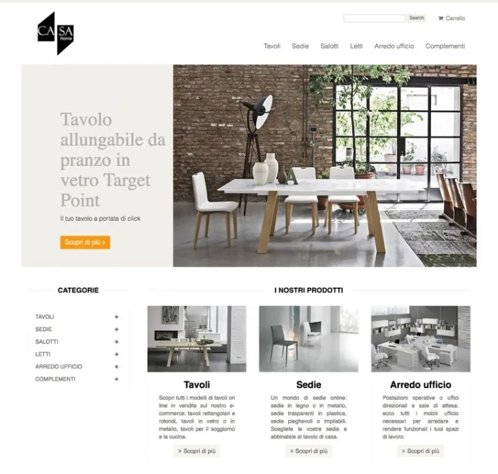 Negozi di mobili online, i vantaggi degli di arredamento