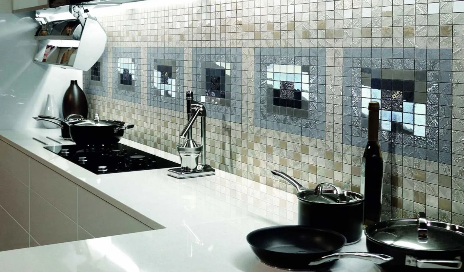 10x Adesivi Piastrelle Bianche Autoadesive per Parete o Pavimenti Bagno e Cucina