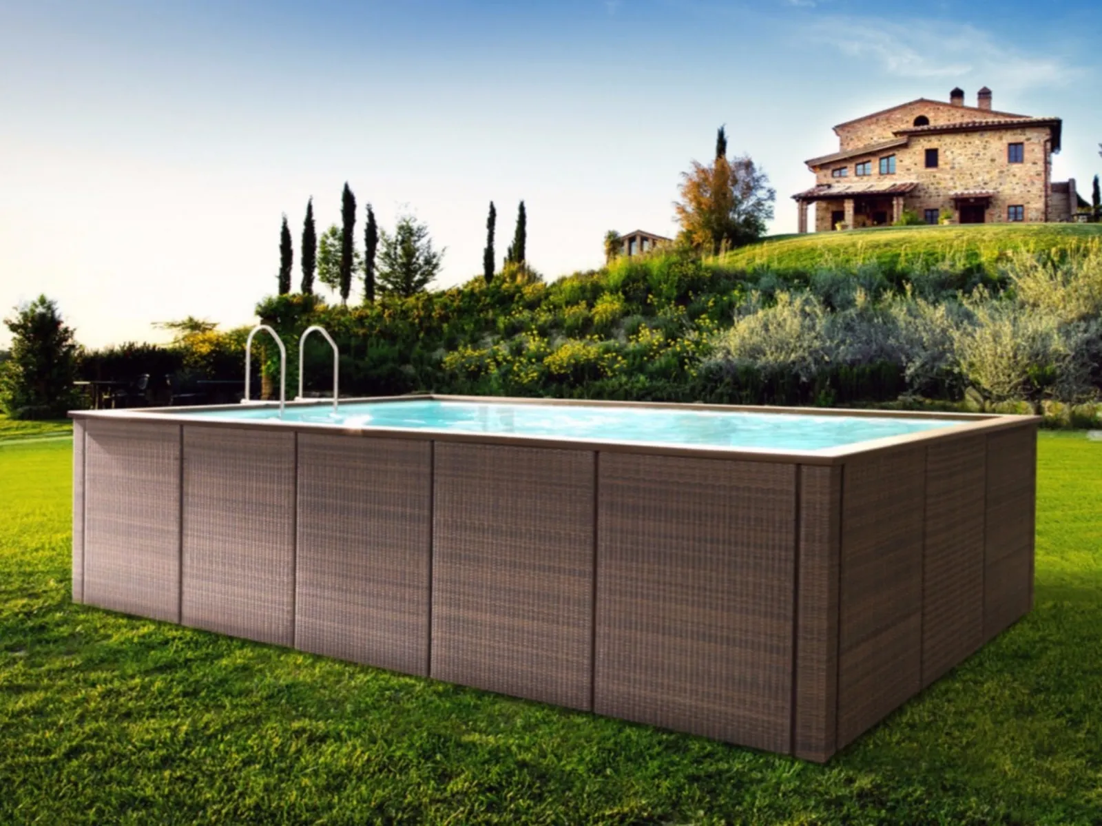 Piscina Fuori Terra Per Bagni In Giardino