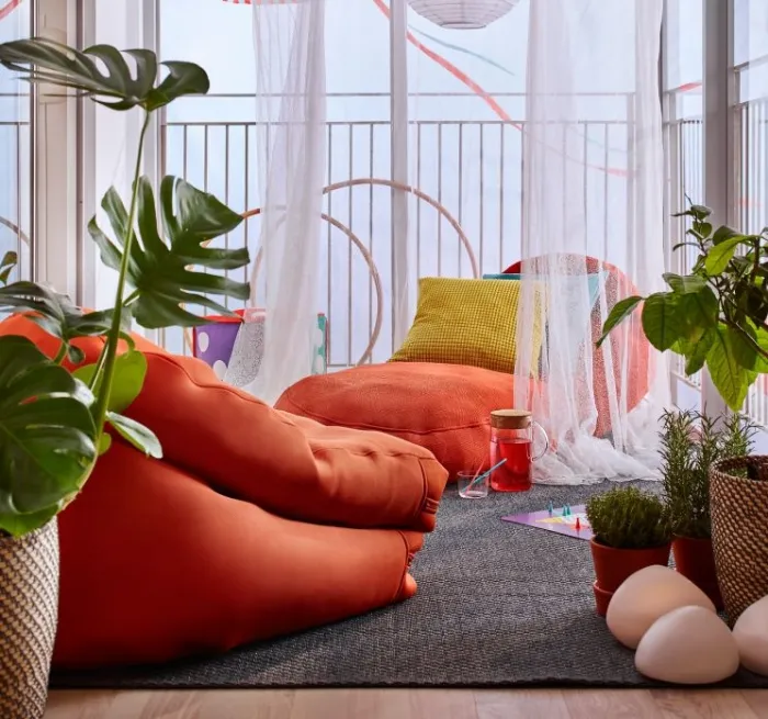 Pouf Contenitore Ikea Sacco Poltrona Puffo A Sacco Ikea KJUGE Pouf