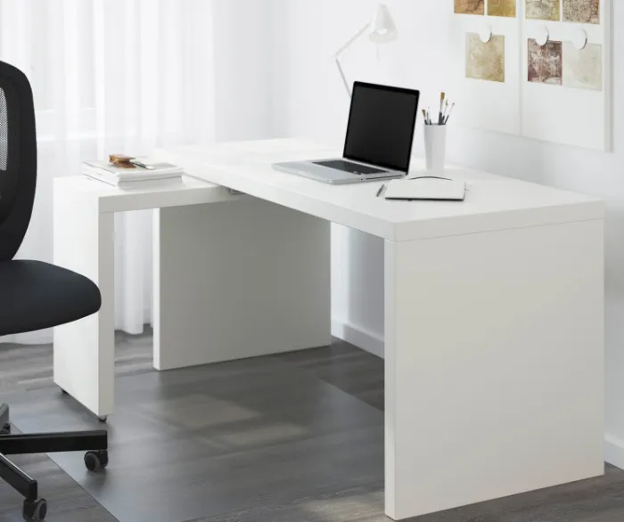 Piano Estraibile Scrivania Piano Vetro Ikea Scrivania Bianca Con