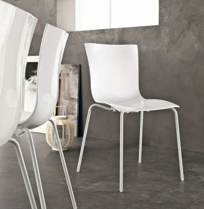 Sedia Da Giardino Progarden Eden 87100 - Plastica Con Intreccio, Colore Bianco - Foto 3