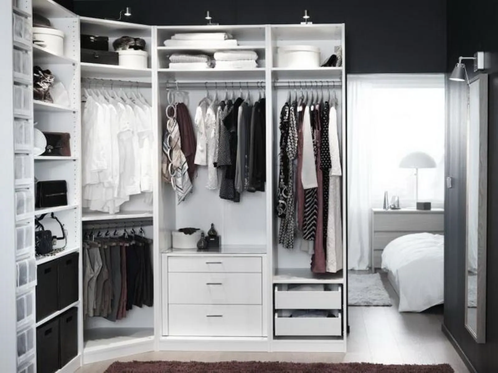Armadio angolare ikea armadi ante battenti Armadi portascopa