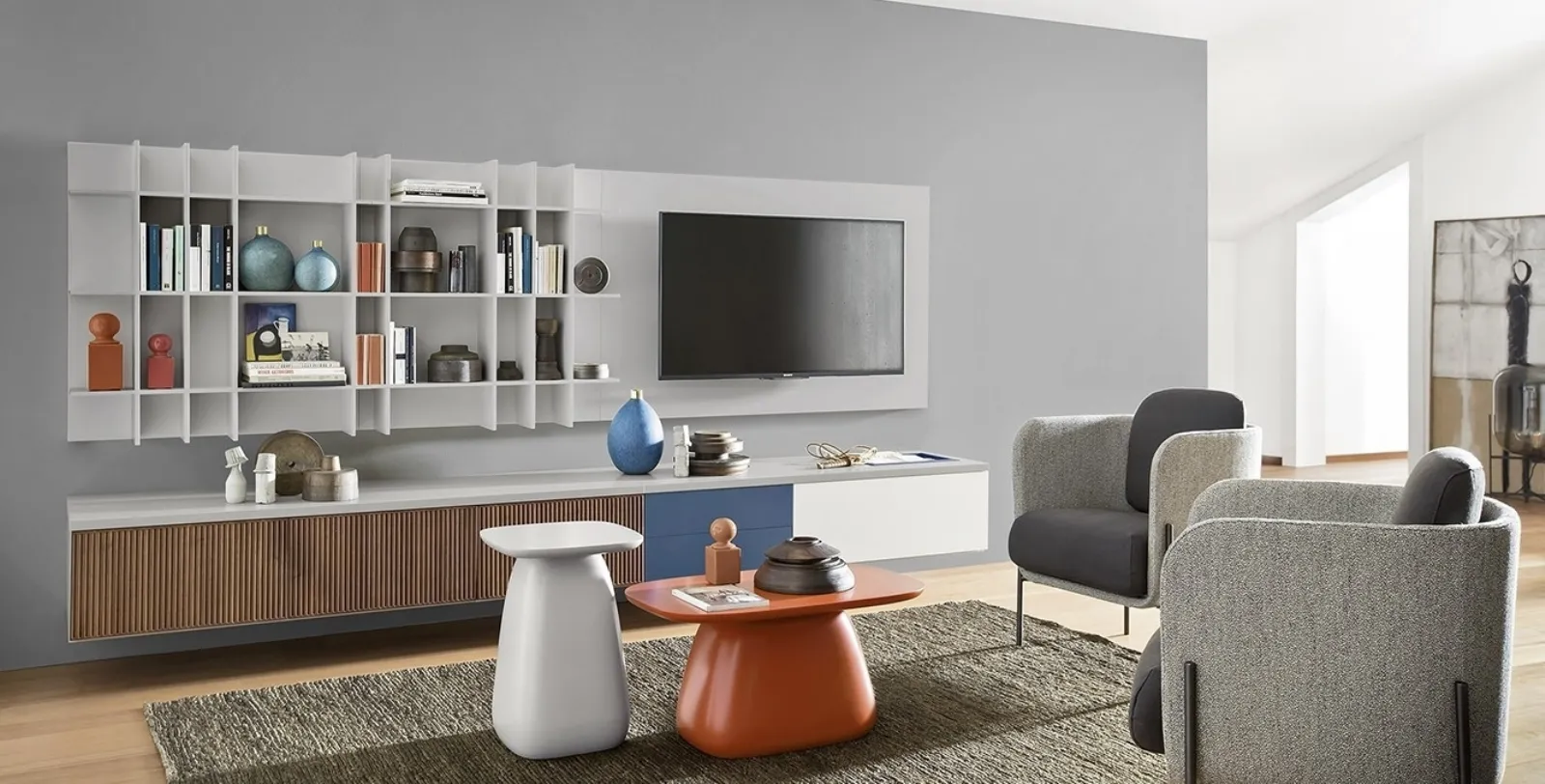 Arredo soggiorno moderno idee e consigli mobili soggiorno for Arredamento soggiorno immagini
