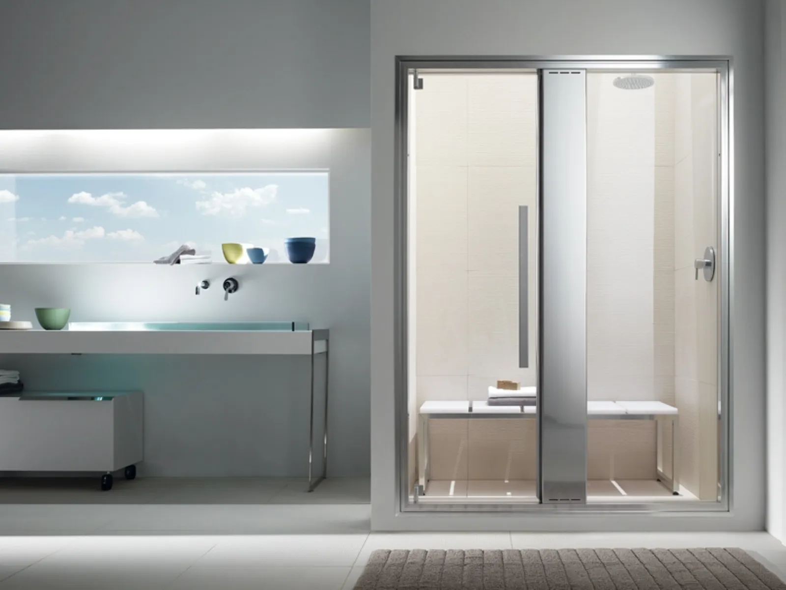 Bagno turco in casa wellness Cabina sauna domestica