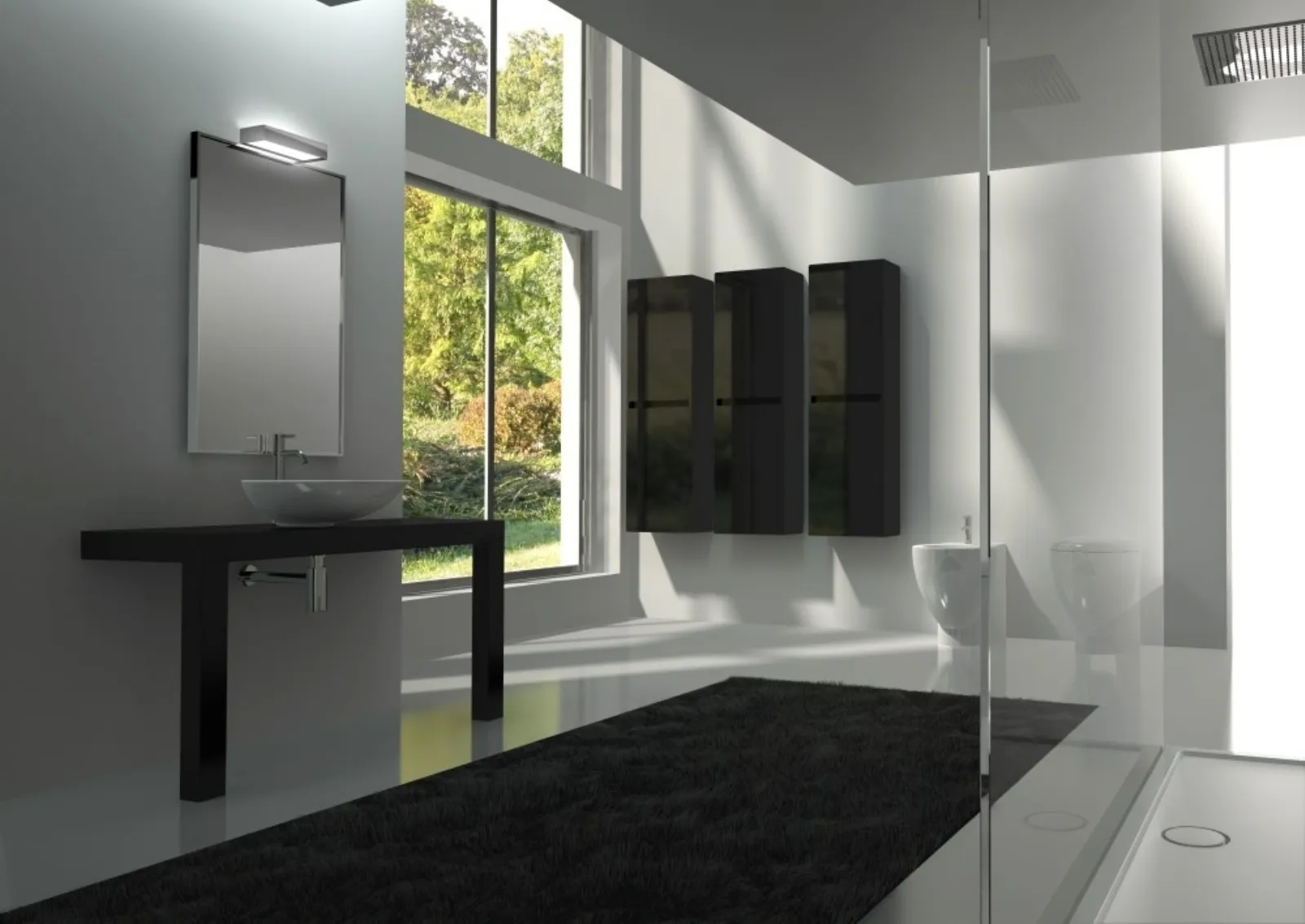 ceramica globo space wood design e linee essenziali sanitari globo