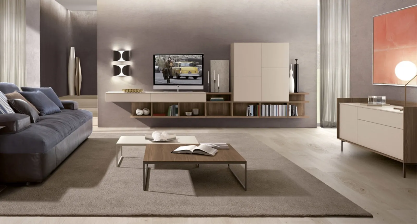 Colore beige tendenze casa Tavolo da muro colore scuro