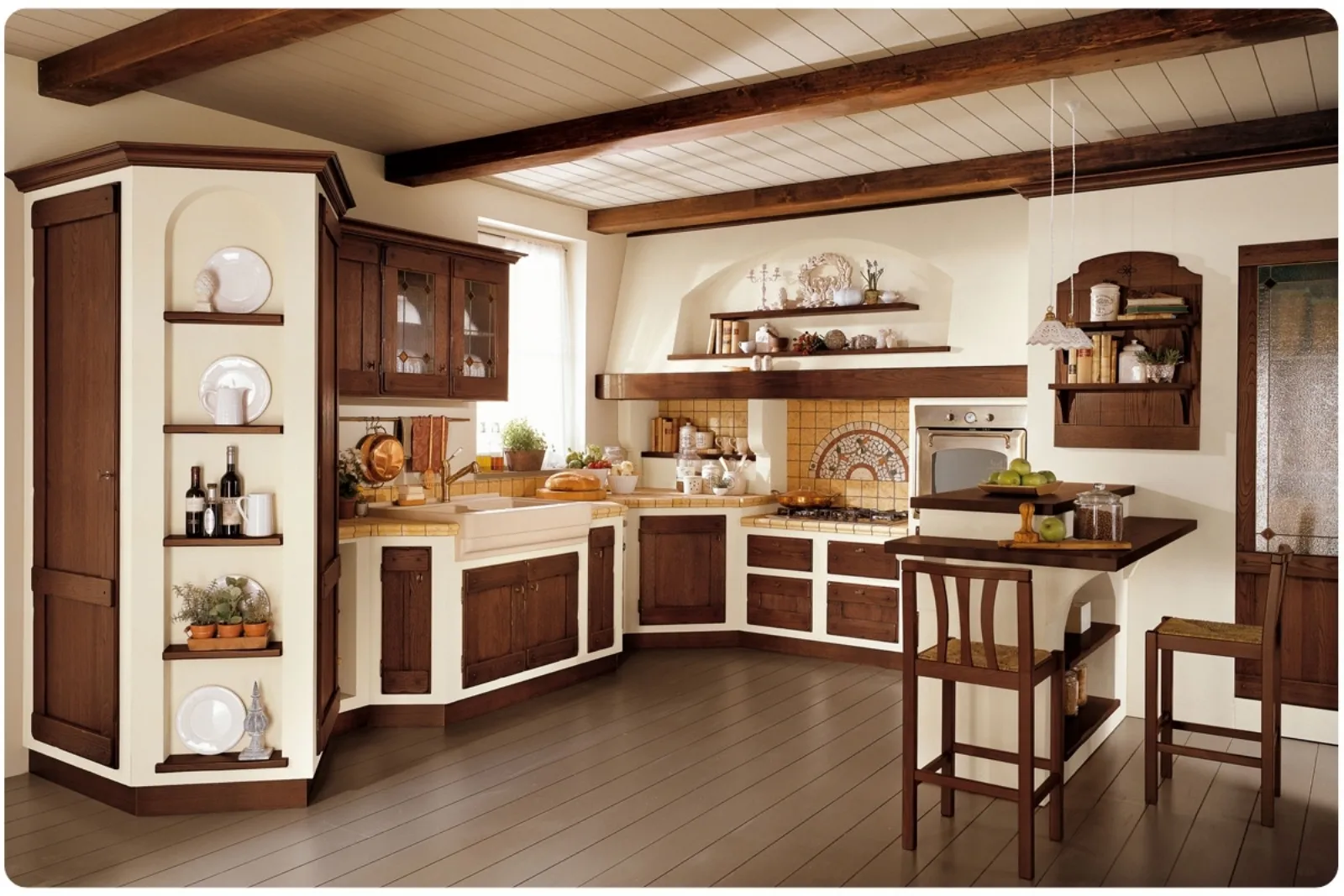 Come fare una cucina in muratura cucine country Cucina muratura country