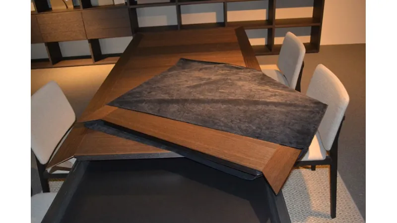 Lema, tavolo Thera - particolare allunga