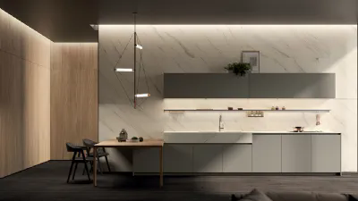 Cucina grigia One di Ernestomeda