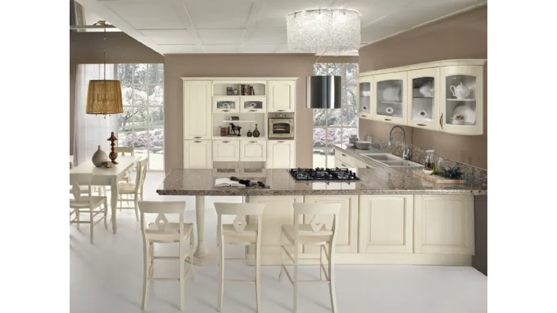 Cucina classica ad angolo Veronica Lube