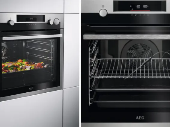 Forno a vapore serie 7000 steamcrisp con pulizia pirolitica di AEG