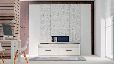 Cameretta Dielle, composizione a ponte con altezza maxi