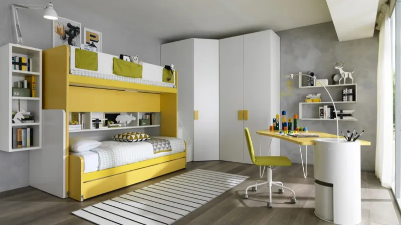 letto per bambini a castello