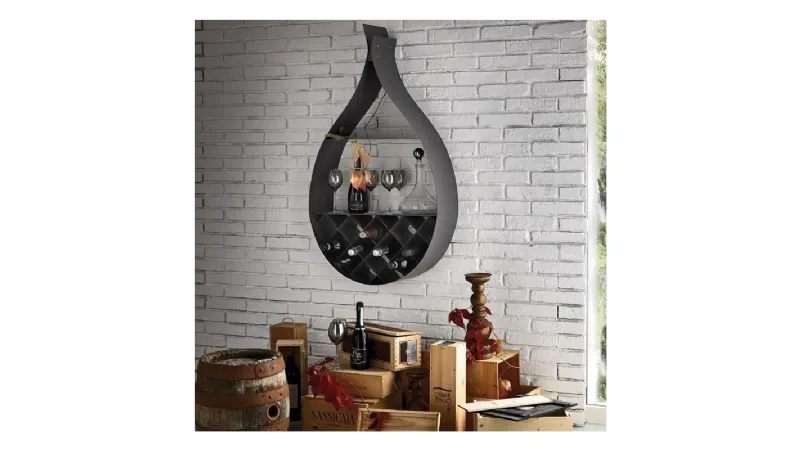 Portabottiglie da parete