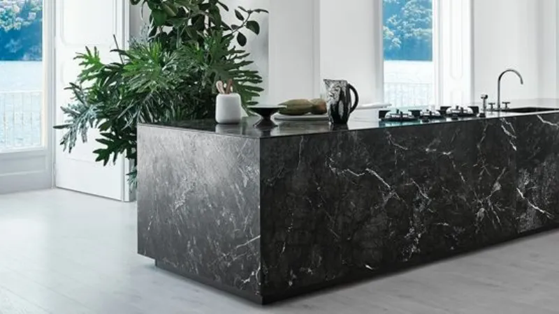 top cucina marmo