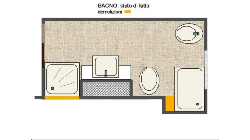Esempio di progetto bagno