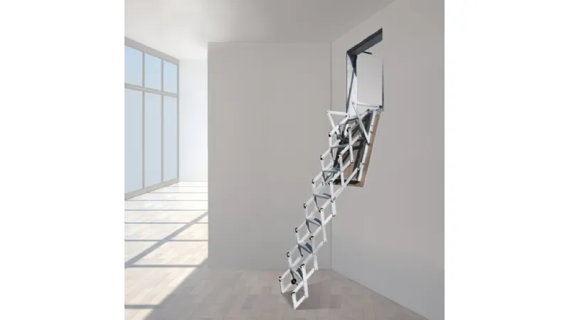 scala retrattile a parete