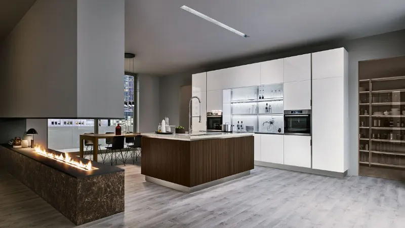 Cucina ad isola Extra.Go di Veneta Cucine 