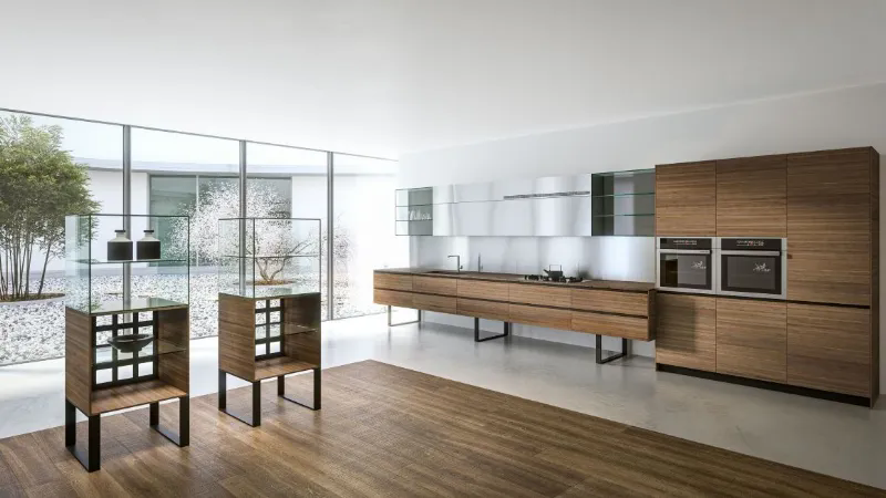 Cucina lineare Sipario di Aran Cucine