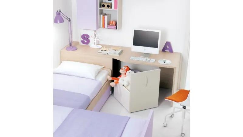 Scrivani con box contenitore Clever