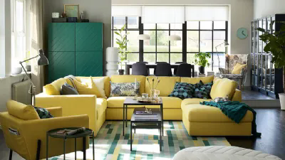 Arredare soggiorno con Ikea