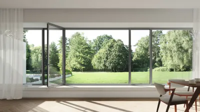 AWS 75 PD.SI di Schüco, finestra in alluminio