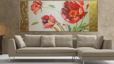 dipinto ad olio in arredo moderno