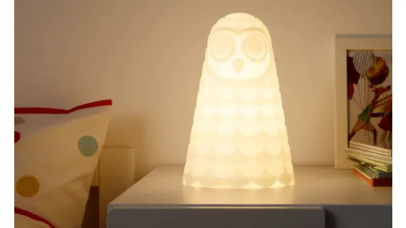 Lampada Solbo a forma di gufetto
