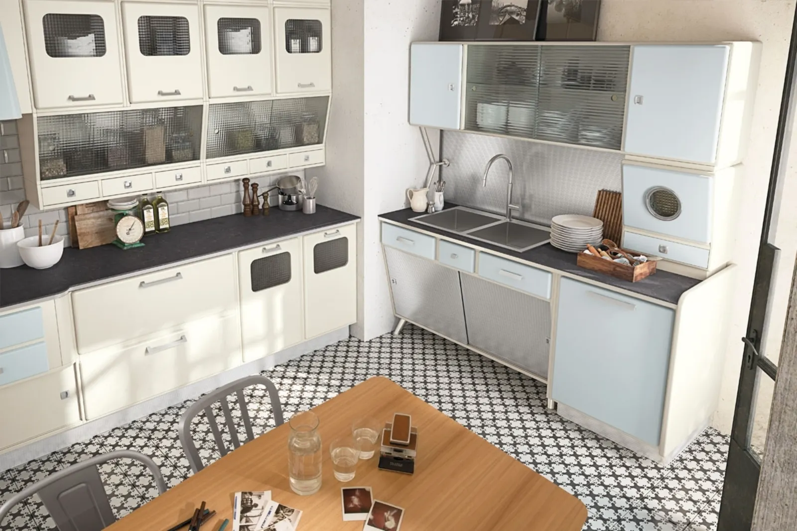 Credenza cucina, quel fascino un po' rétro consigli cucine Credenza cucina vintage