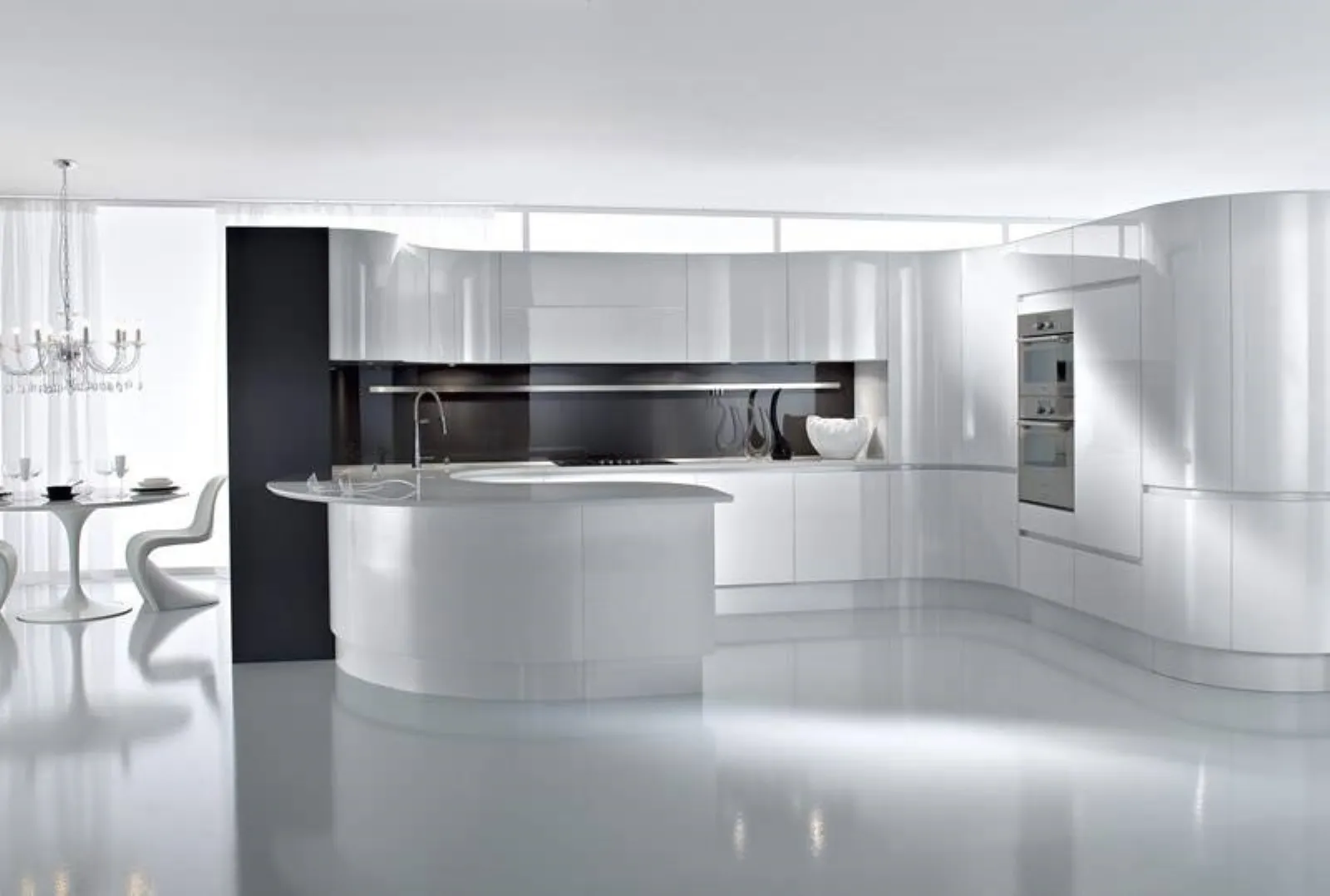Cucine bianche per moltiplicare lo spazio - Cucine Moderne Cucine bianche per moltiplicare lo spazio - Cucine Moderne