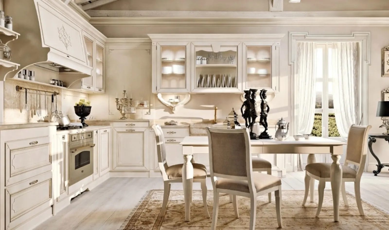 Cucine country bianche cucine country Cucine strette e lunghe