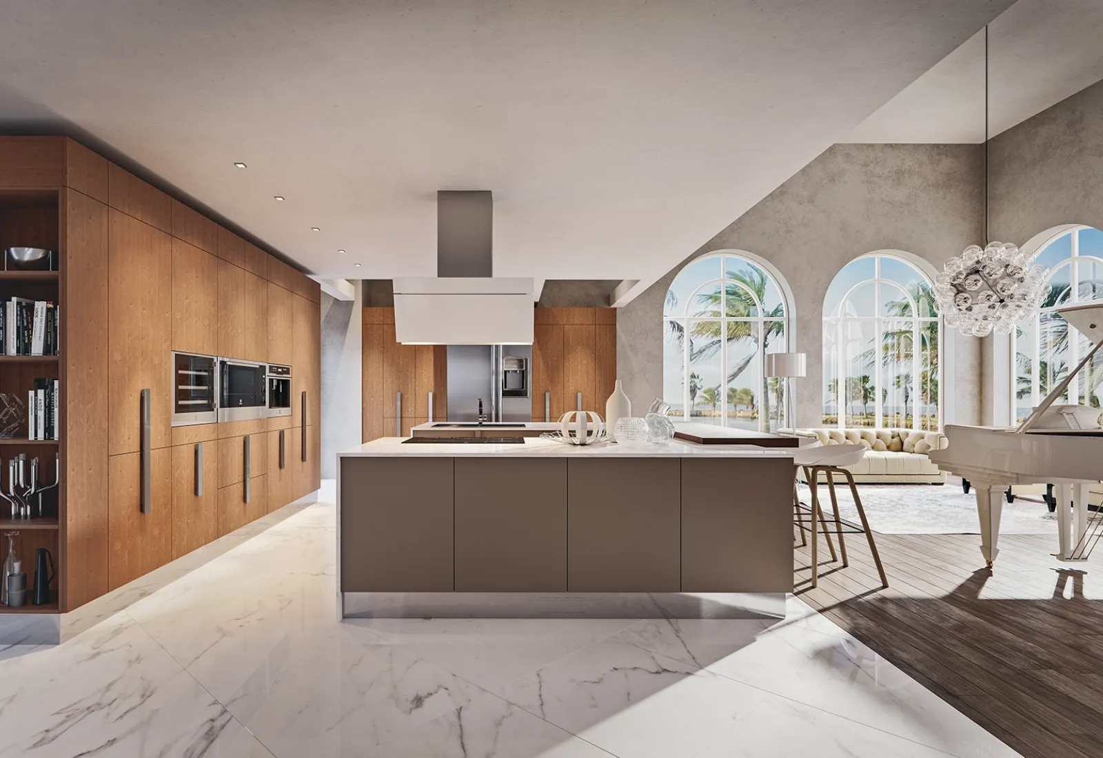Cucine soggiorno, tra cucina e living - Cucine Moderne