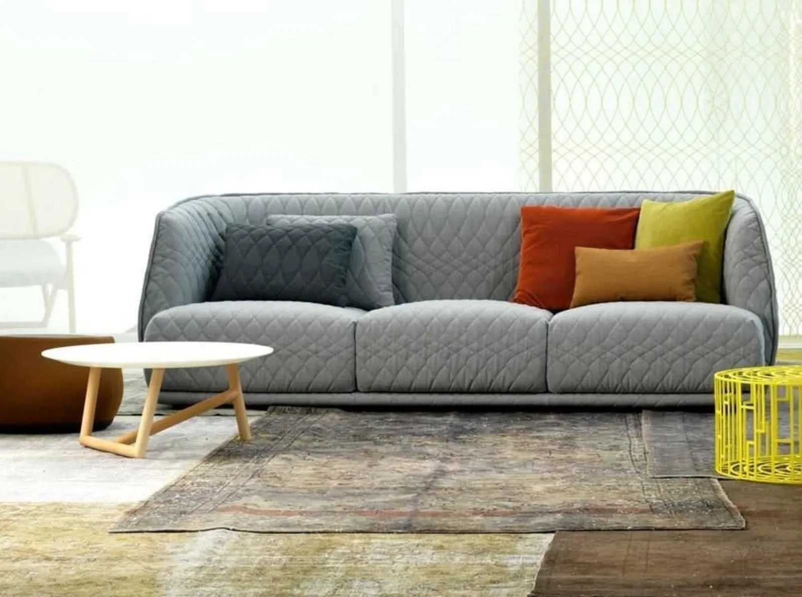 divani moderni in tessuto